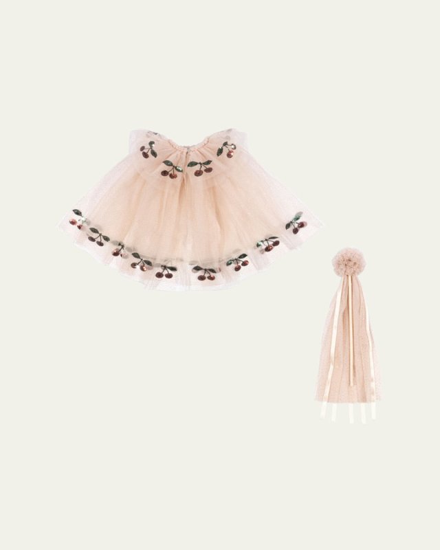Girl's Princess Sequin Cape Costume, Size 2